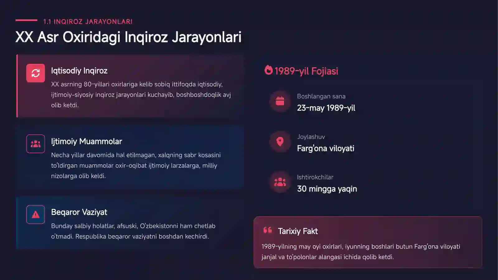 MUSTAQILLIKKA ERISHISH ARAFASIDAGI IJTIMOIY-SIYOSIY JARAYONLAR 4