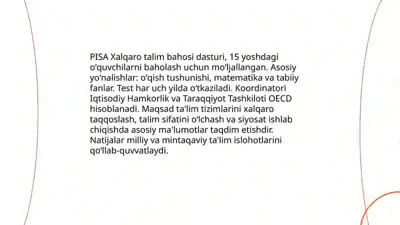 Xalqaro baholash dasturlari 4