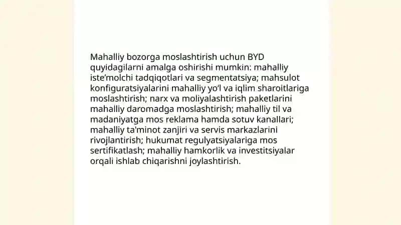 BYD Ning marketing strategiyalari 4