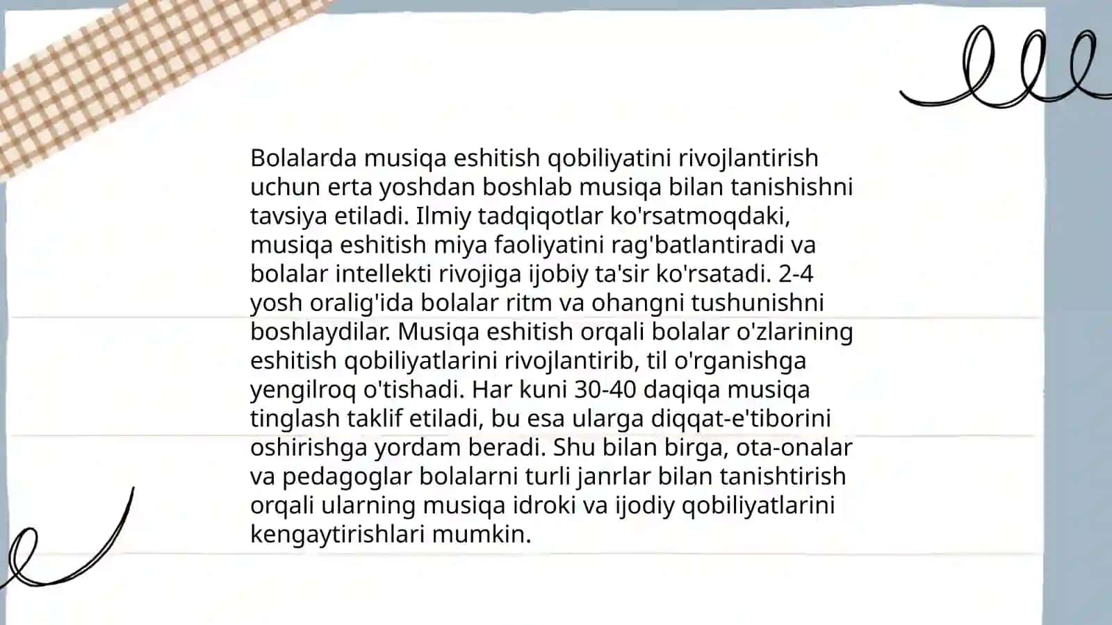 Maktabgacha ta'lim tashkilotida musiqaviy tarbiyaning maqsad va vazifalari 4
