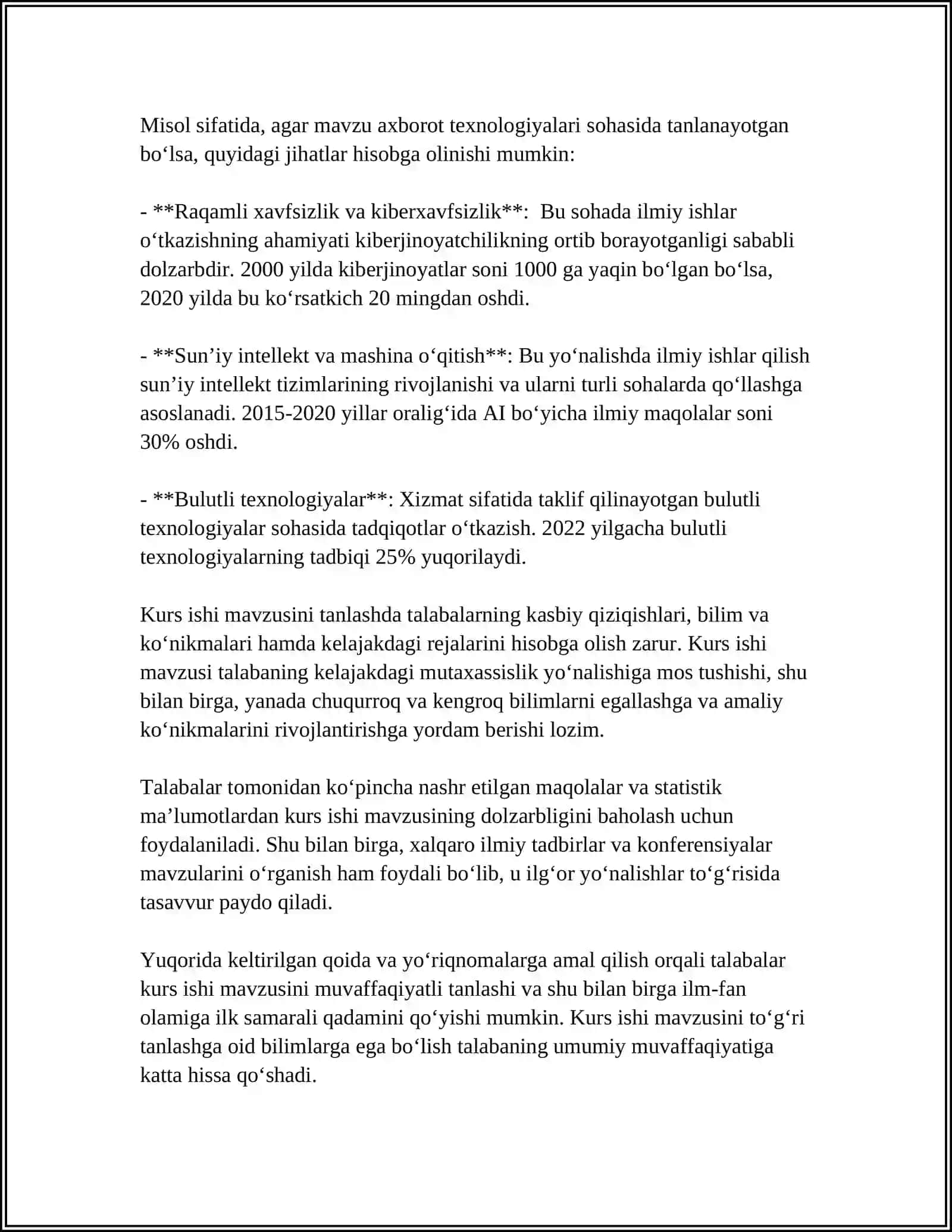 KURS ISHI TOPSHIRIQ VARAQASI 4
