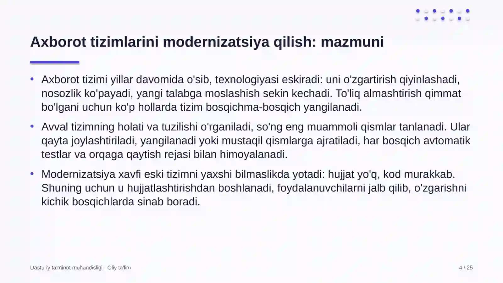 Energetika nazorati inspeksiyalarida axborot tizimlarini modernizatsiya qilish 4
