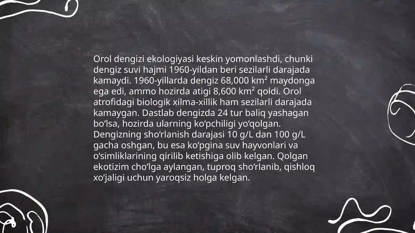 Qoraqalpog'istondagi biologik resurslarning hozirgi holati 4