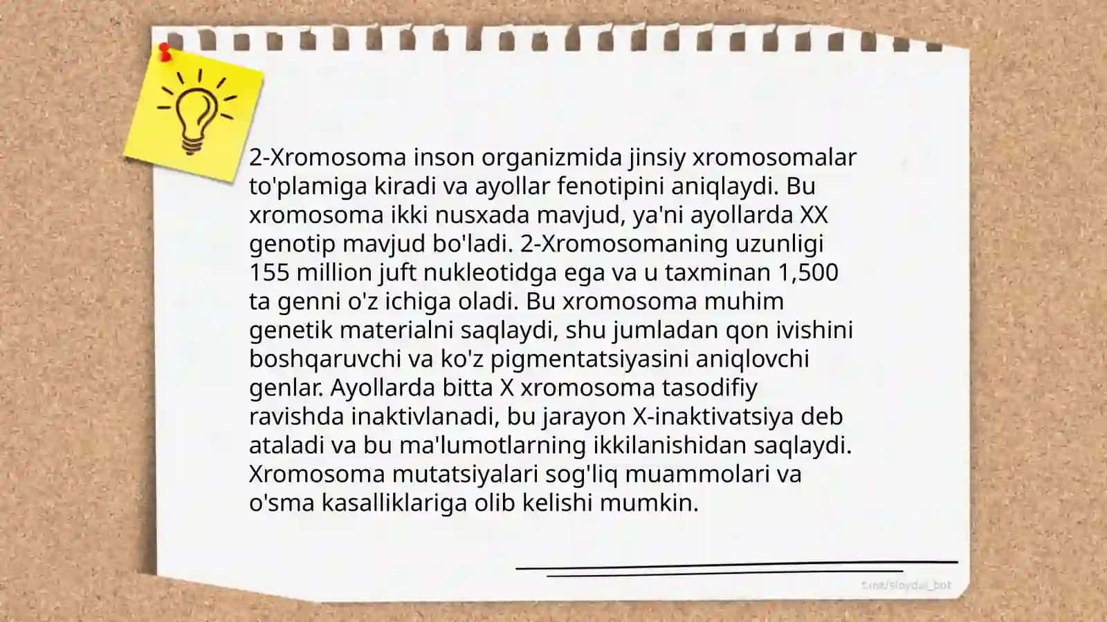 Odam genetikasi: sitogenetik metod 4