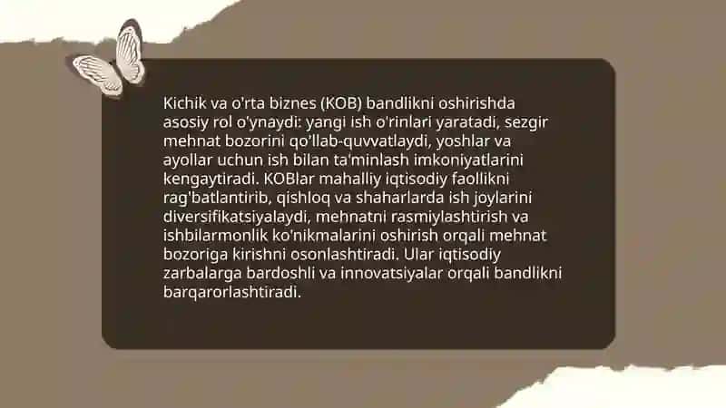 Tadbirkorlikning tutgan o'rni 4