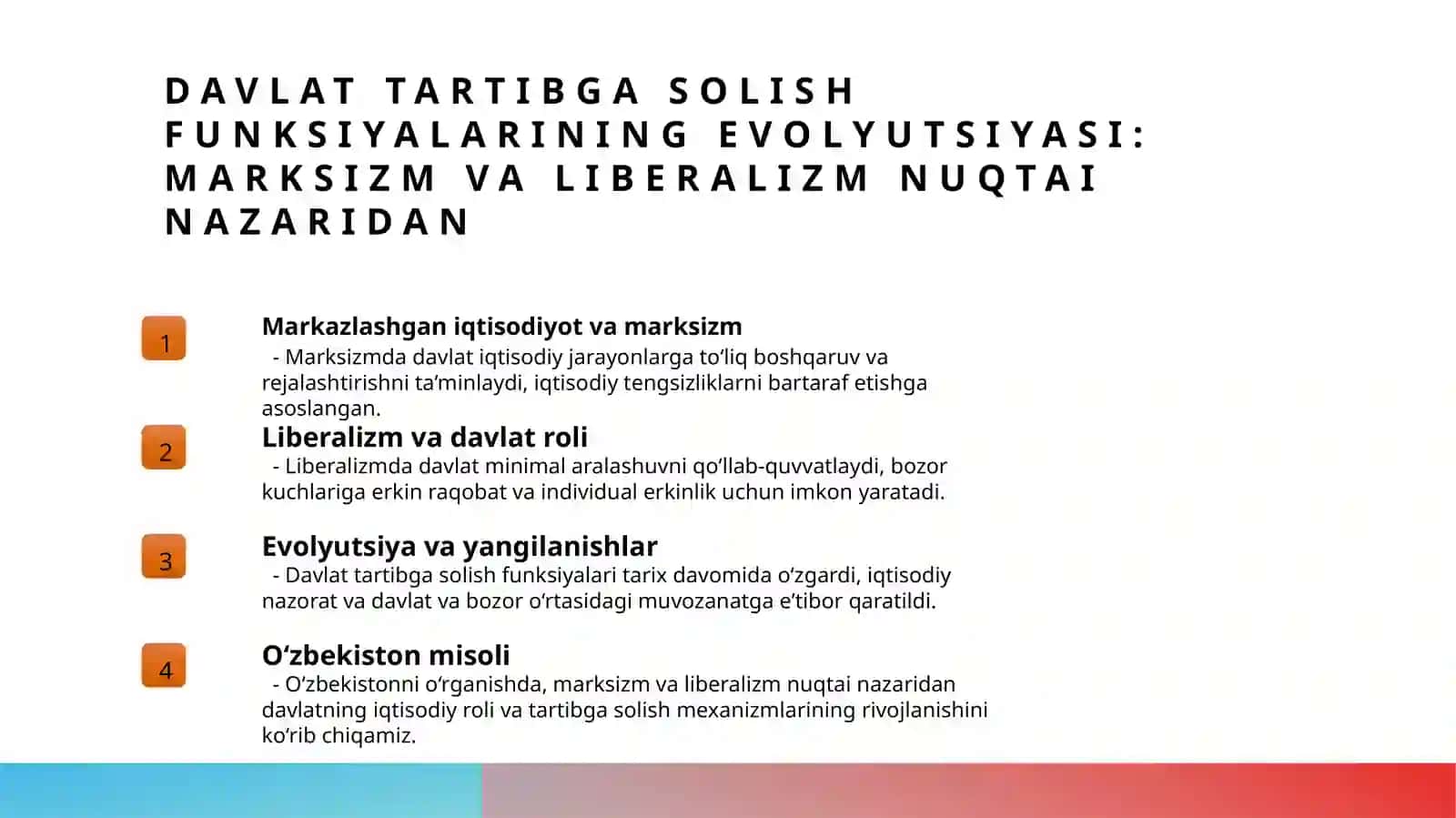 Davlatning Asosiy Vazifalari 4