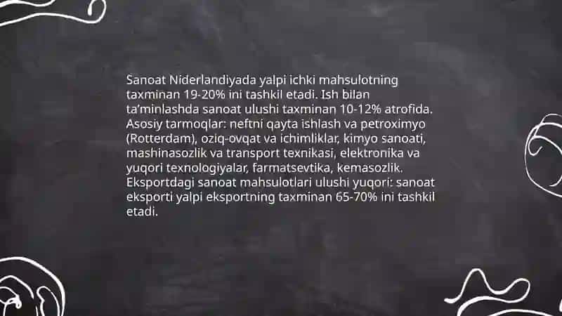 YaIM va iqtisodiy o'sish tendensiyalari Niderlandiyada 4