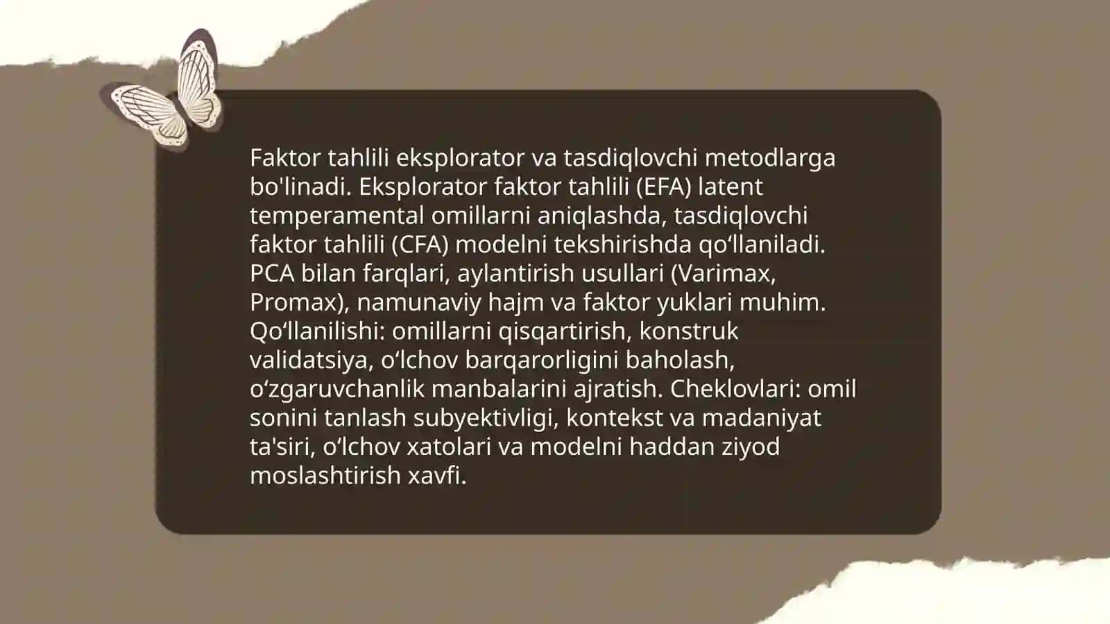 Temperament haqida faktorlik konseptsiyalari va ularning tanqidi 4