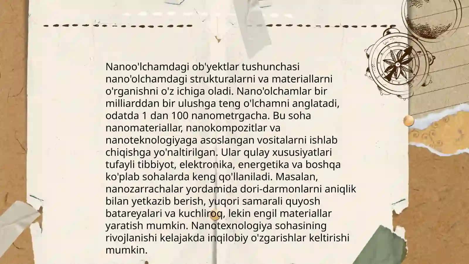 O'lcham effekti Nanoo'lchamdagi ob'yektlar.Nanoob'ektlar olinishi va kolloid moddalar bilan solishtirish 4