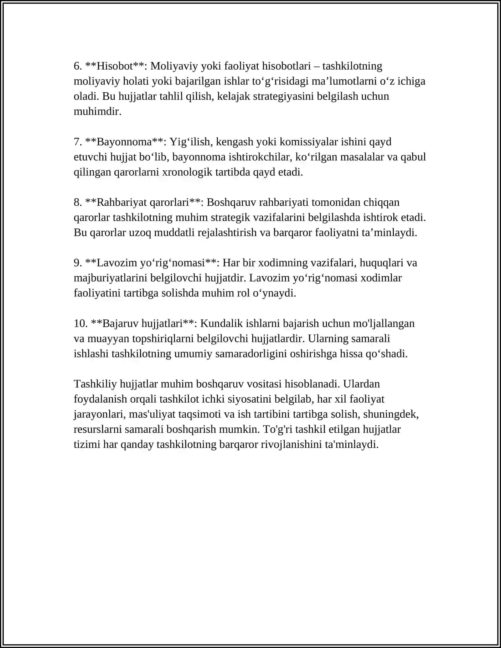 Tashkiliy hujjatlar 4
