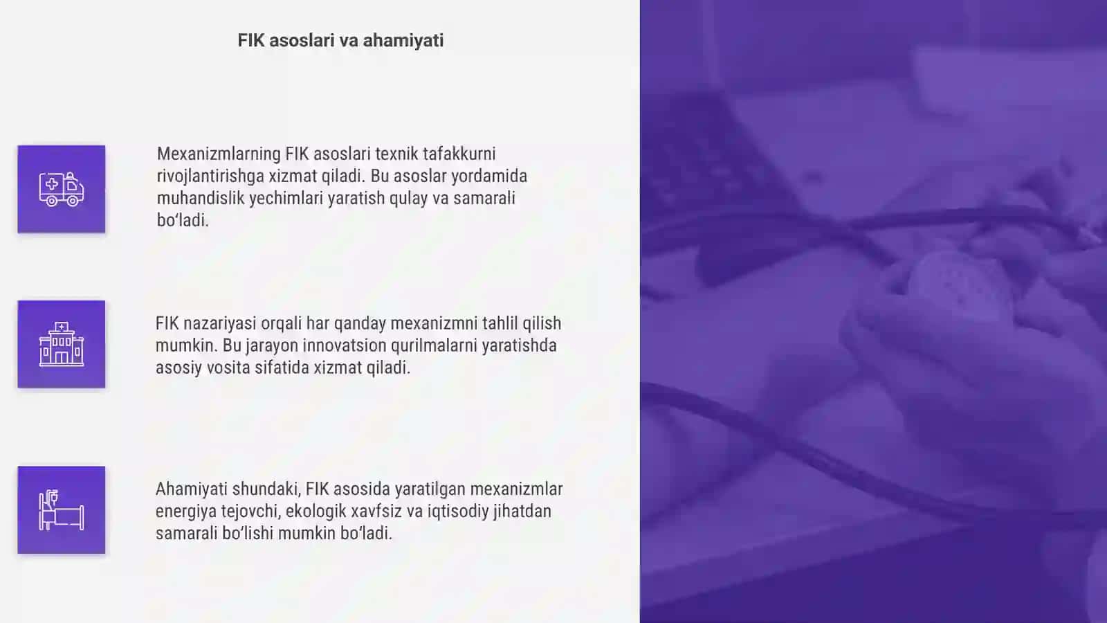 Mexanizmlarning FIK 4