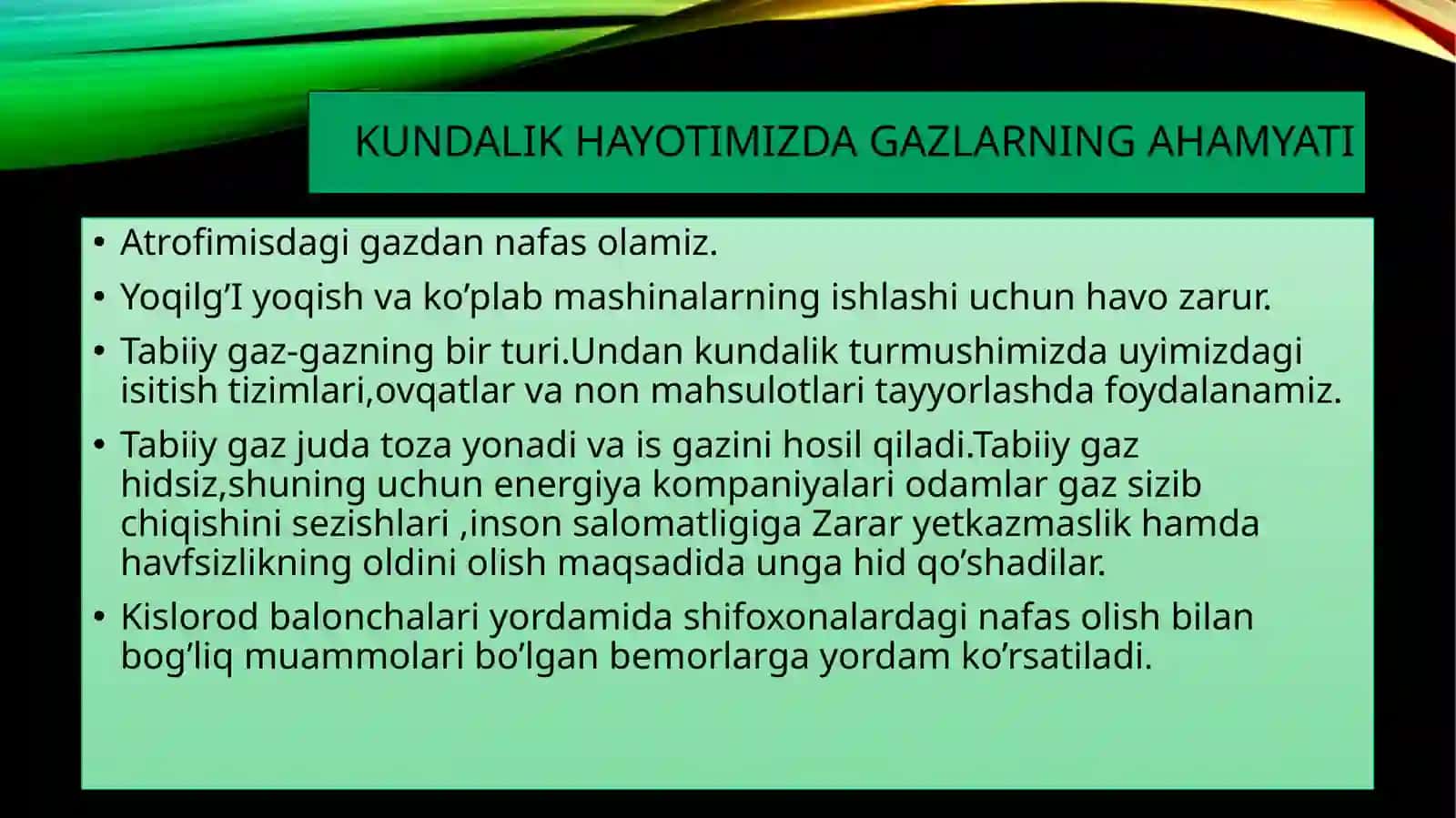 Gazlar 4