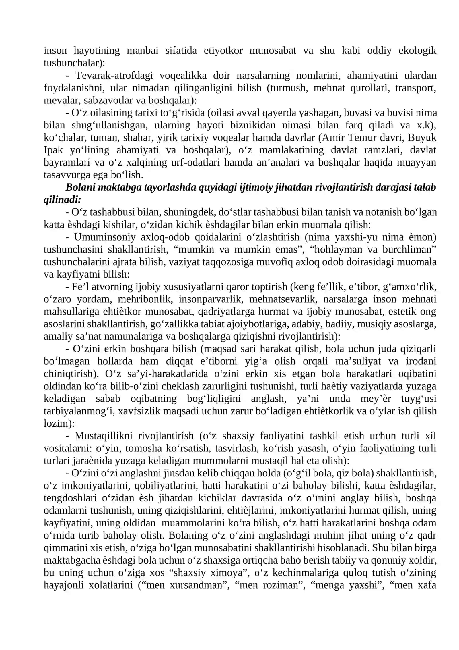Maktabgacha ta’lim yoshidagi hamda kichik maktab yoshidagi bolalarning psixologik diagnostikasi va korreksiyasi 4