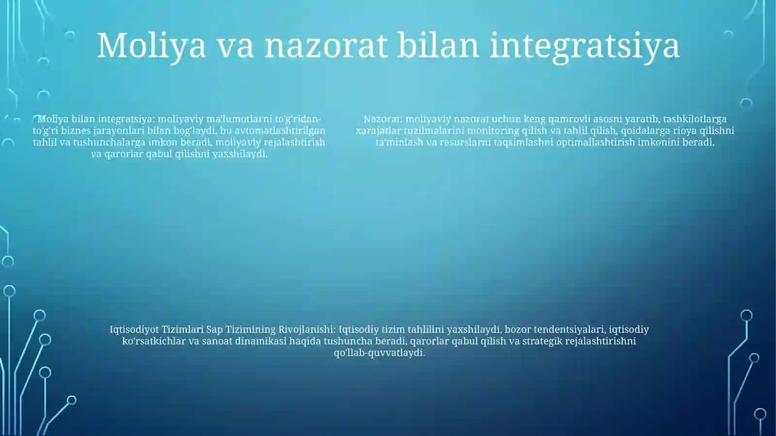 SAP Tizimining Rivojlanishi 4