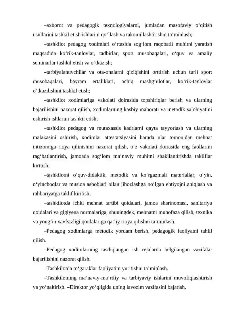 Uslubchining maktabgacha ta’limdagi vazifasi 4