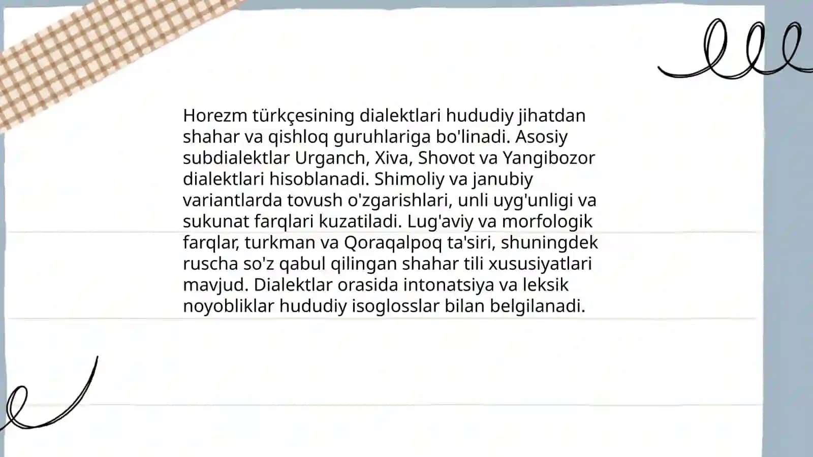 Horezm türkçesi 4