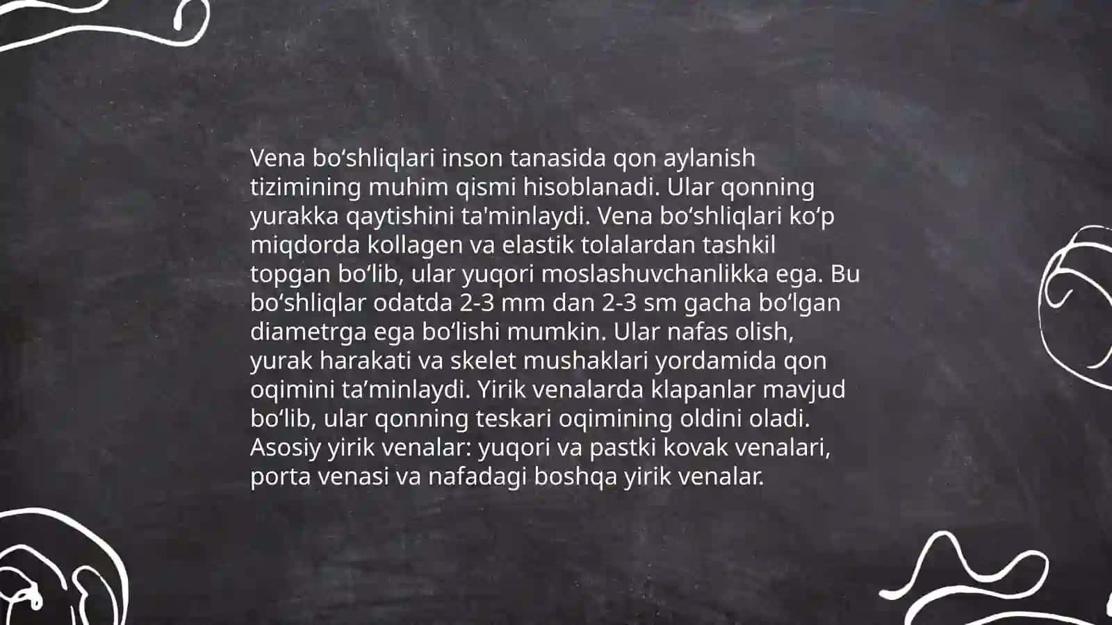 Bosh miya pardalarining vena boʻshliqlari va sistemalari. Sinuslarning hosil boʻlishi 4