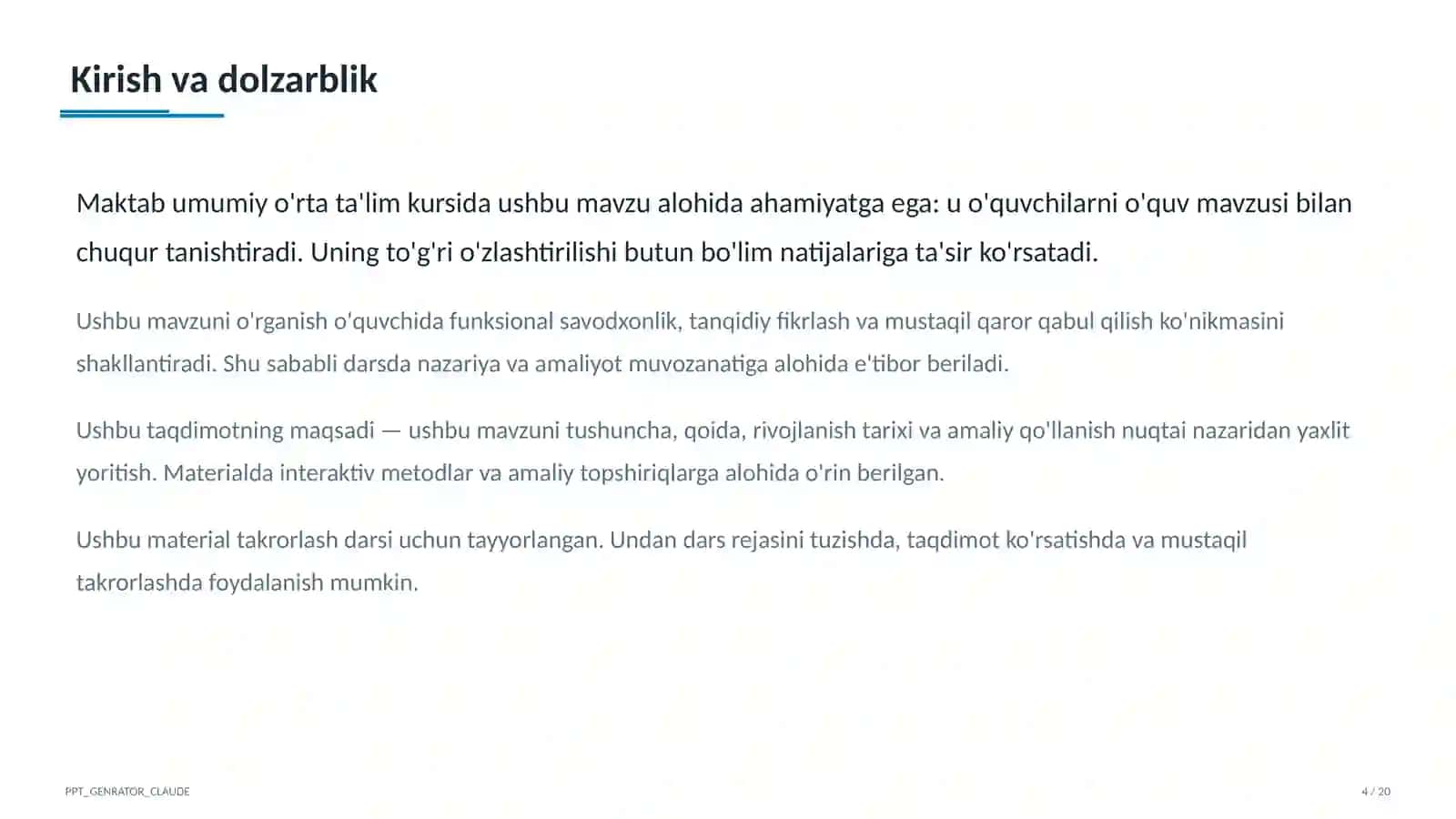 O'qituvchi farovonligi: kasbiy charchoq (burnout) belgilari va oldini olish 4