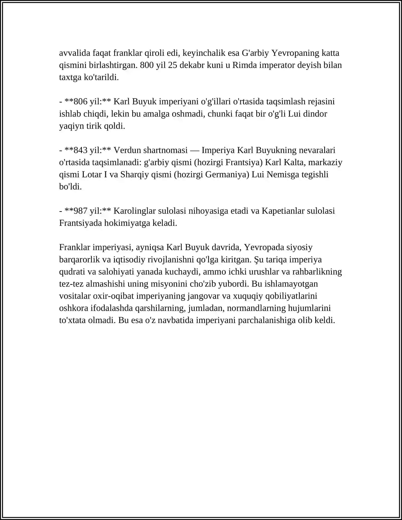 FRANKLAR INPERIYASI 2024-2025-o'quv yili REFERAT 4