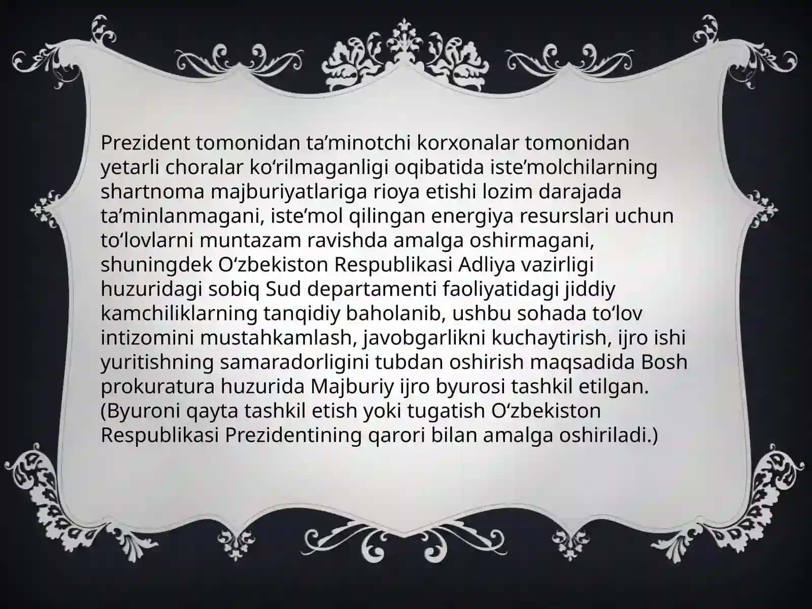 “MAJBURIY IJRO BYUROSI” DAN AMALIYOTIDAN TAQDIMOT ISHI 4