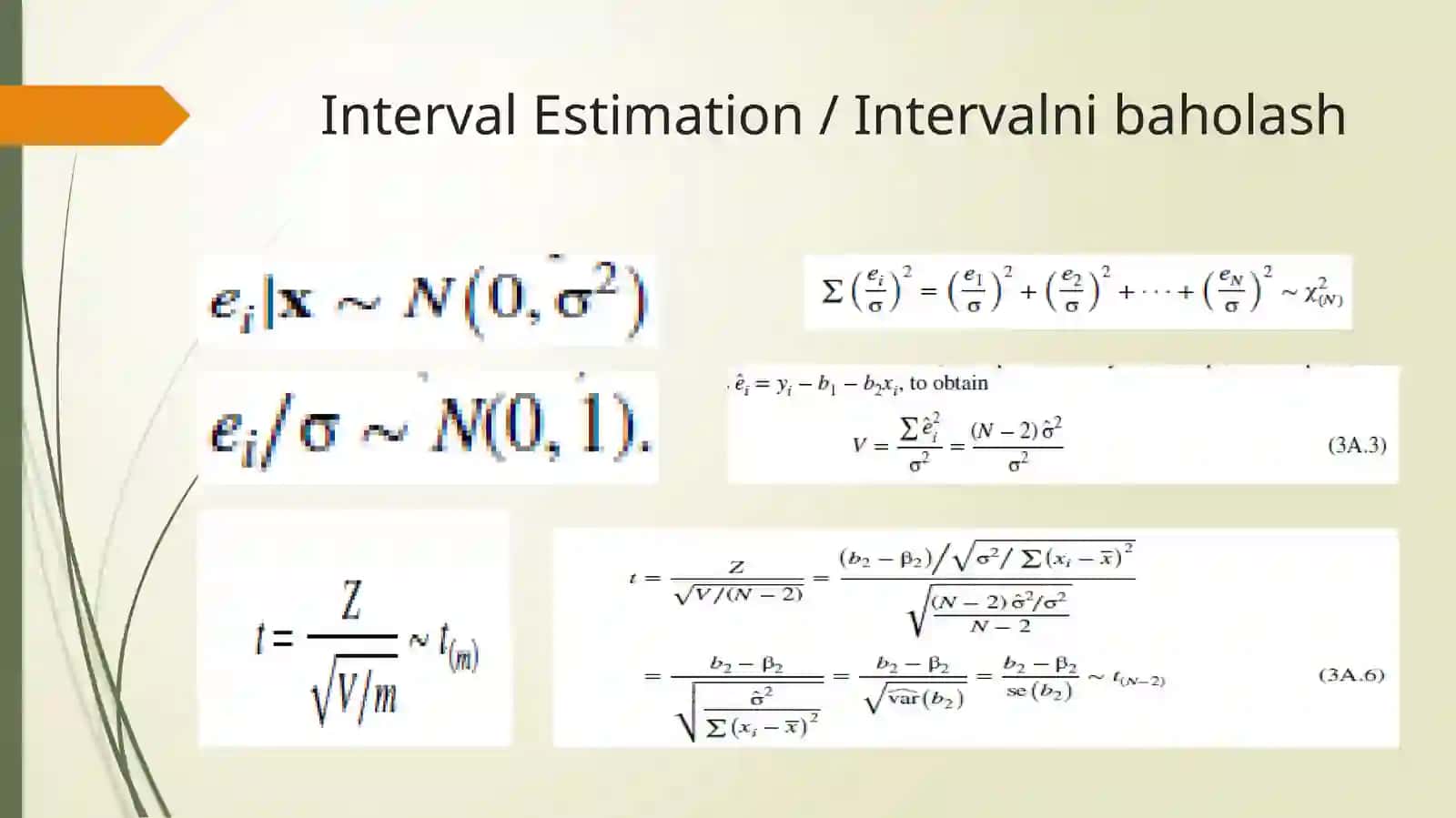 Interval Estimation and Hypothesis 4