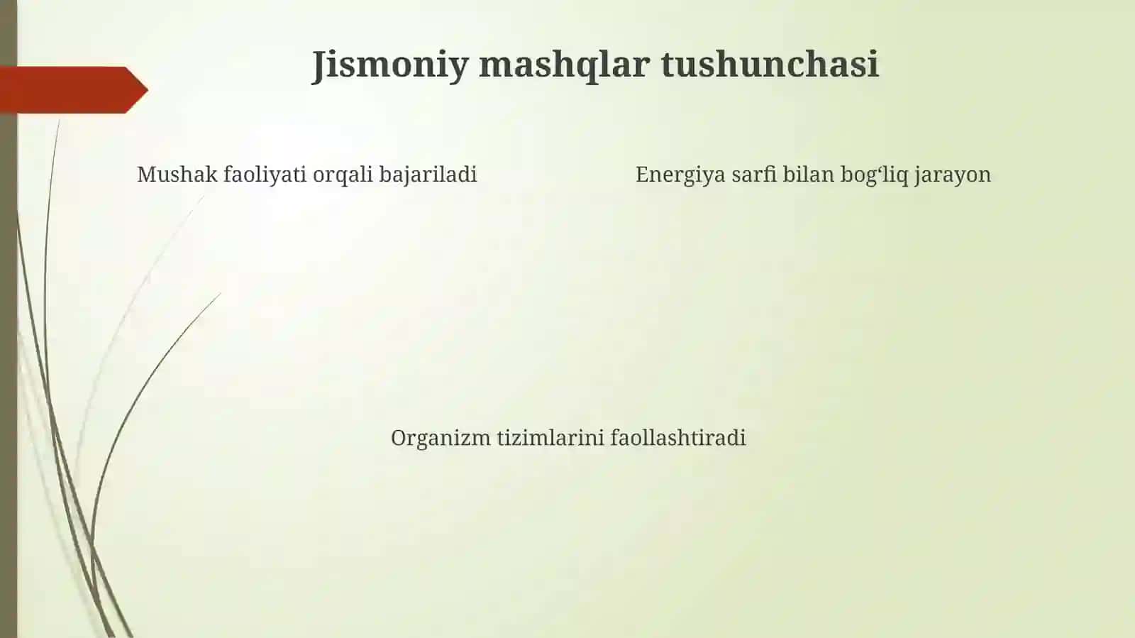 Jismoniy mashqlarning fiziologik tavsifi 4