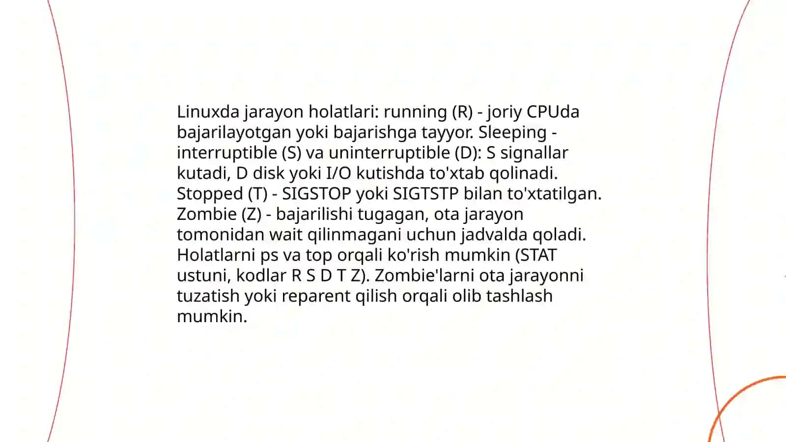 Linux OT jarayonlari bilan tanishish 4