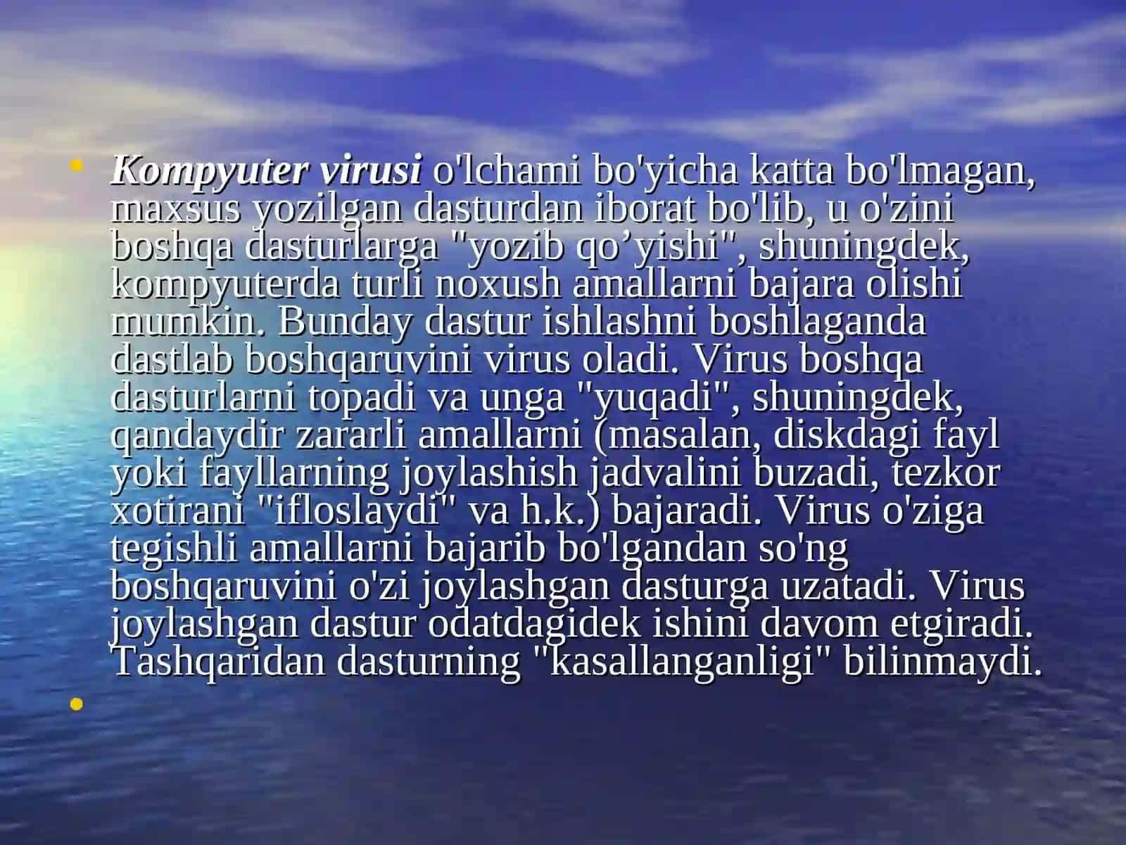 KOMPYUTER VIRUSLARI 4