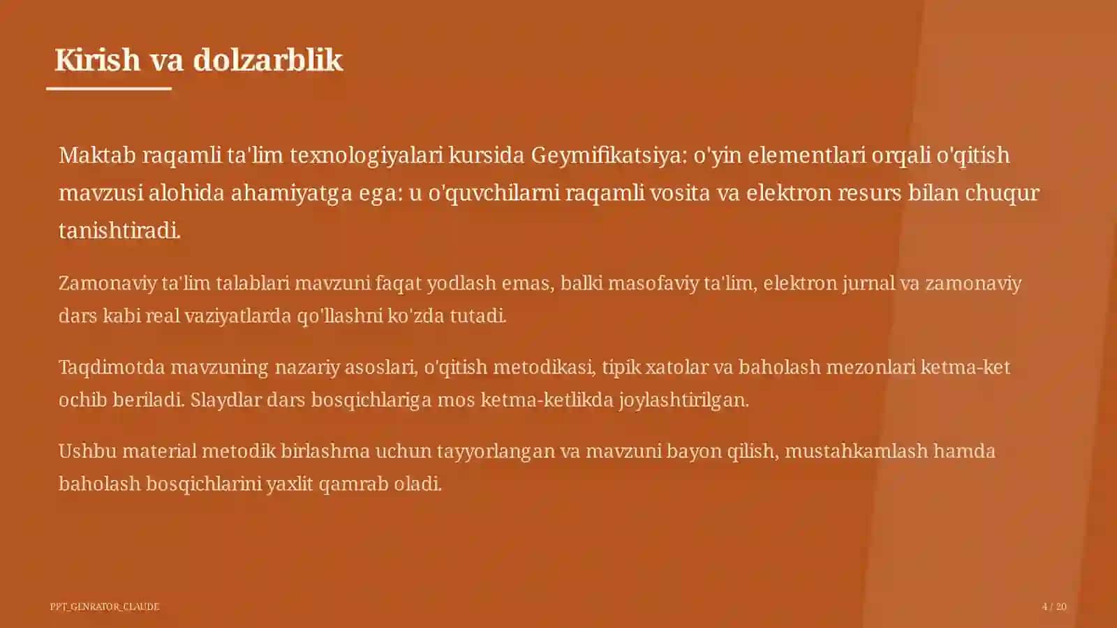 Geymifikatsiya: o'yin elementlari orqali o'qitish 4