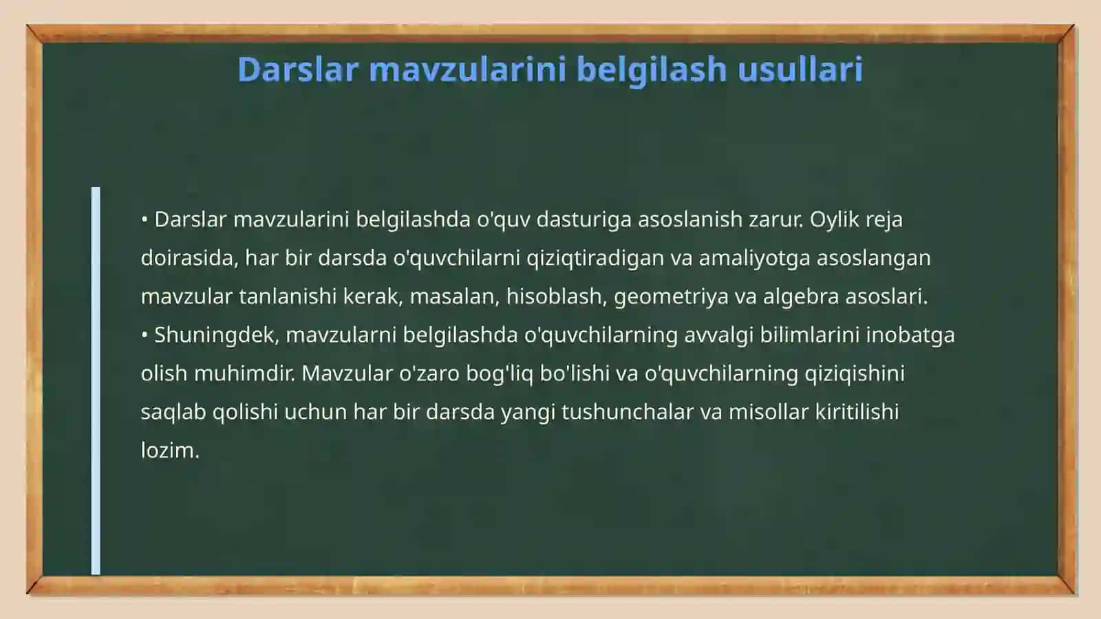 elementar matematika fanidan oylik ish reja tuzish 4