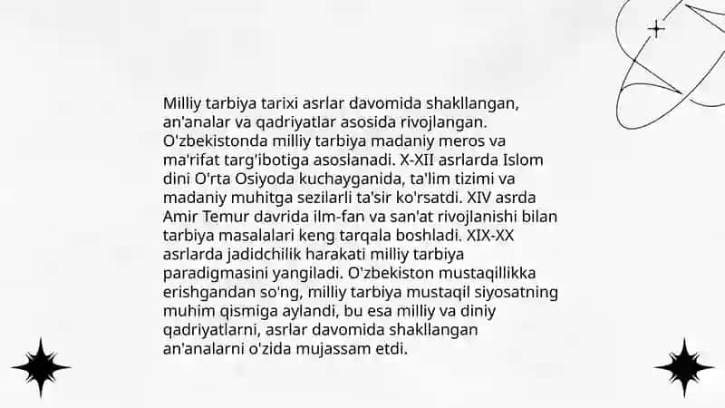 Milliy tarbiyaning mazmun va mohiyat 4