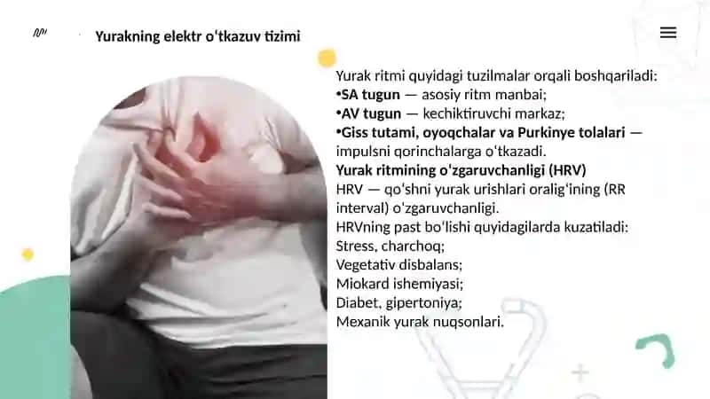 YURAK RITMI VA O‘ZGARUVCHANLIGI BUZILISHLARI: TASNIFI VA ULARNING KARDIOGRAFIYADA KO‘RINISHLARI 4