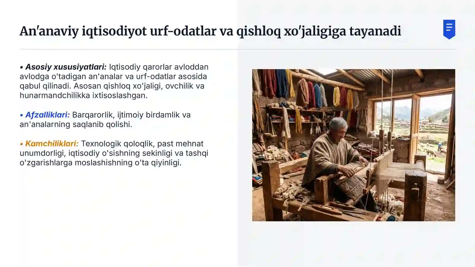 Iqtisodiy Tizimlar va Ularning Modellari 4