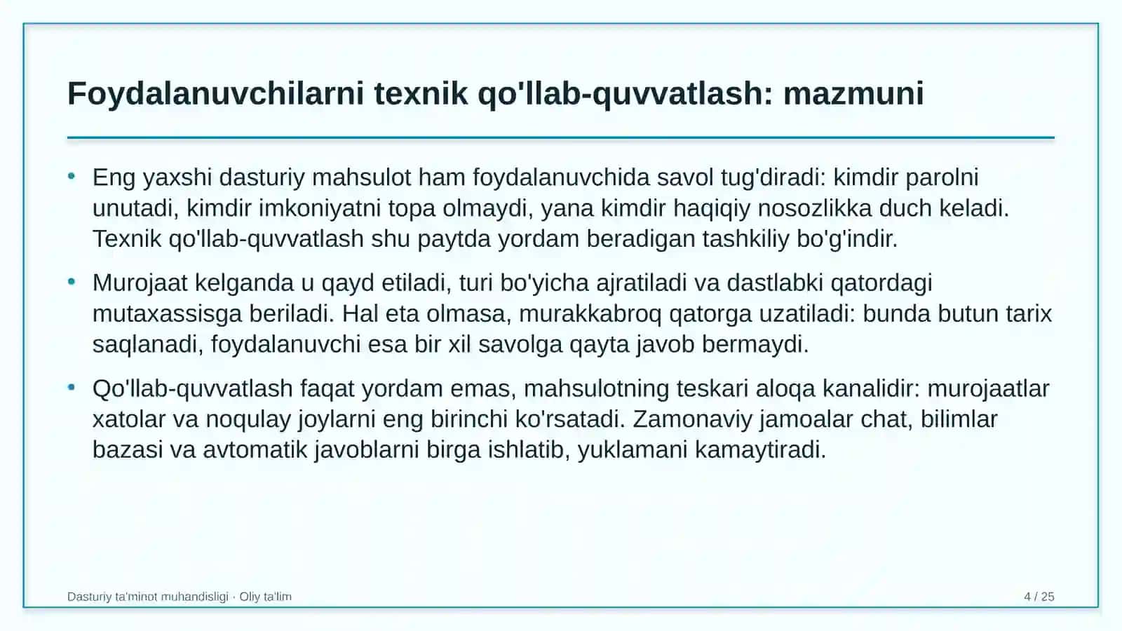 muzeylarda foydalanuvchilarni texnik qo'llab quvvatlash 5846 4