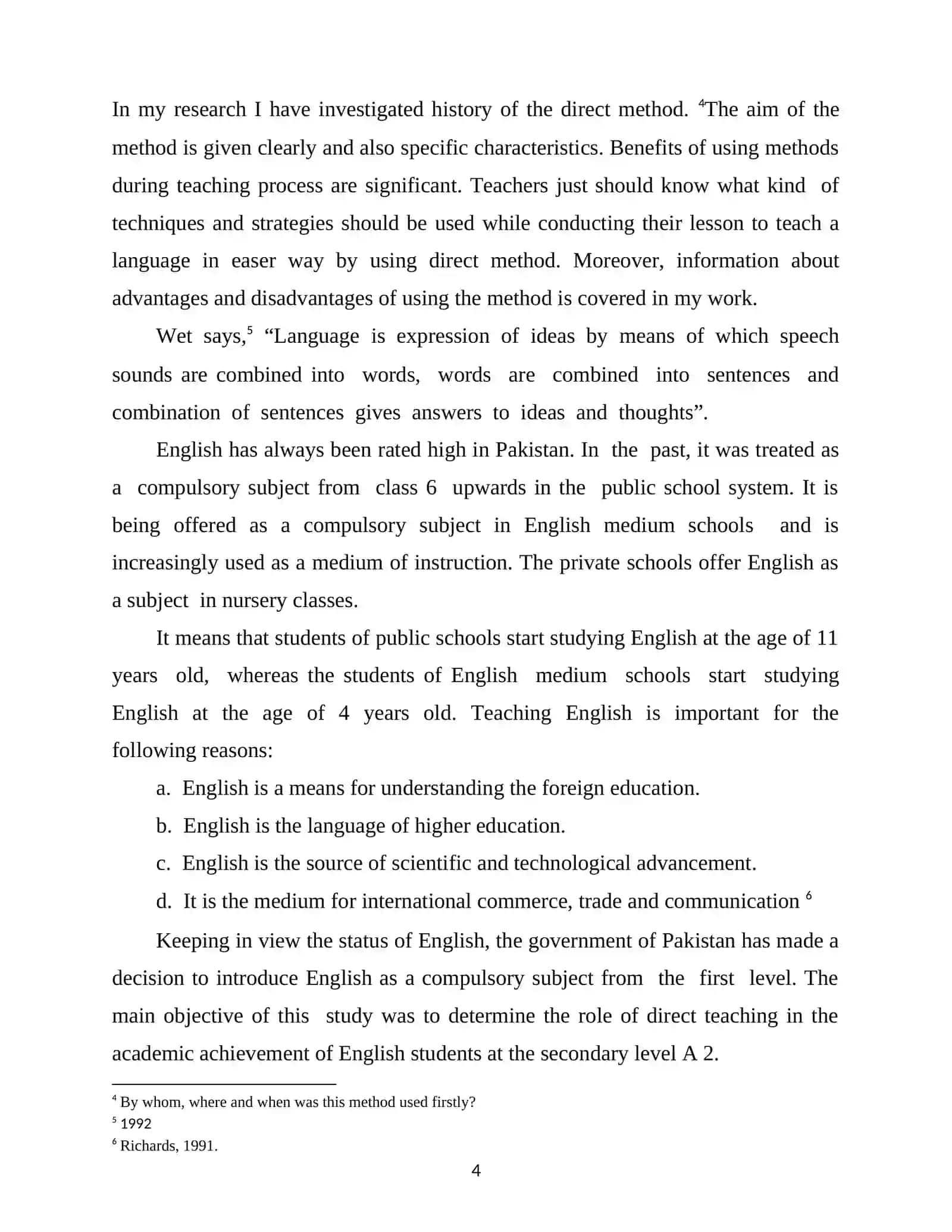 “Using direct method in teaching English” 4