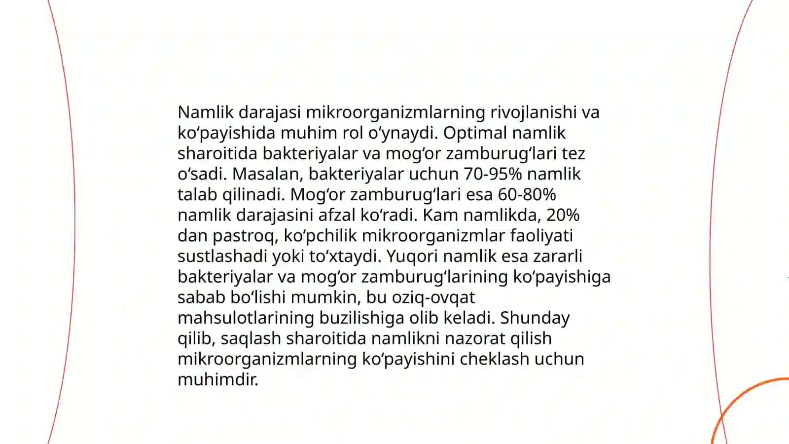 Tashqi muhit omillarining mikroorganizmlarga taʼsiri 4