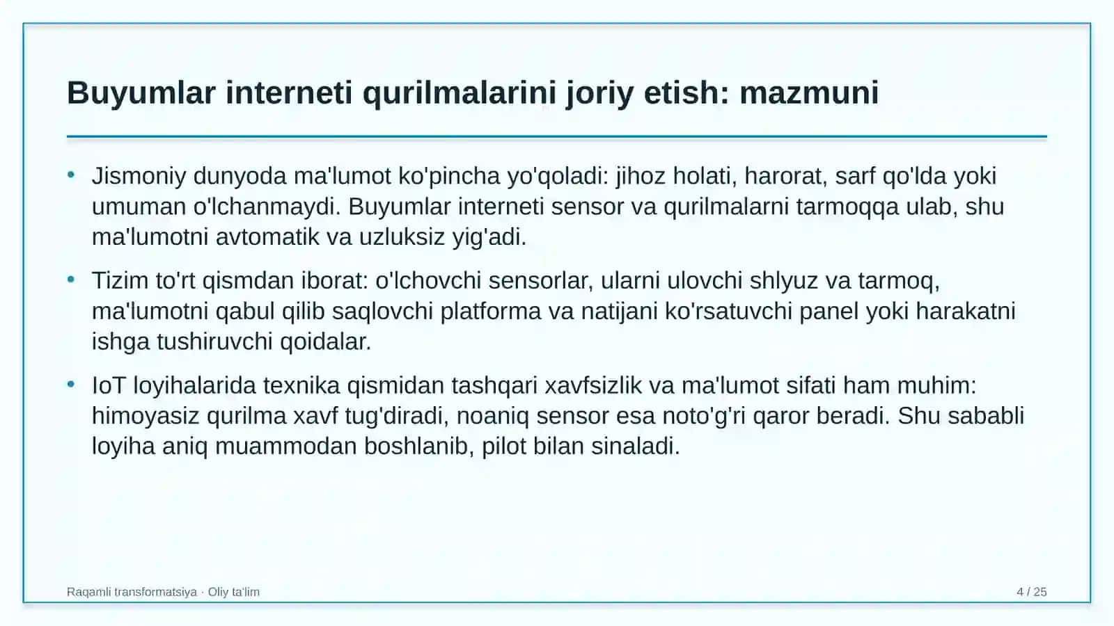 xalq deputatlari kengashlarida buyumlar interneti qurilmalarini joriy etish 1052 4