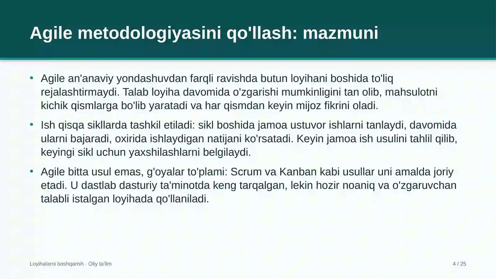pensiya ta'minoti tizimida agile metodologiyasini qo'llash 1863 4