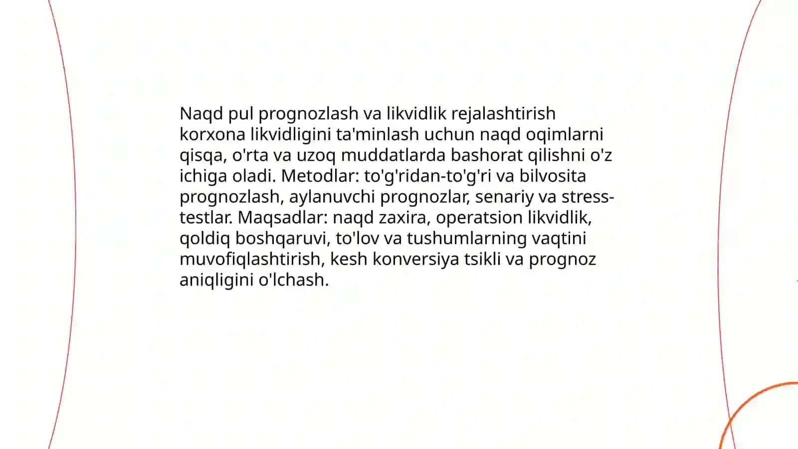 Pul oqimlari tushunchasi va moliyaviy menejmentdagi roli 4