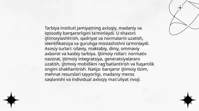 Tarbiya ijtimoiy hodisa sifatida: nazariy asoslar 4