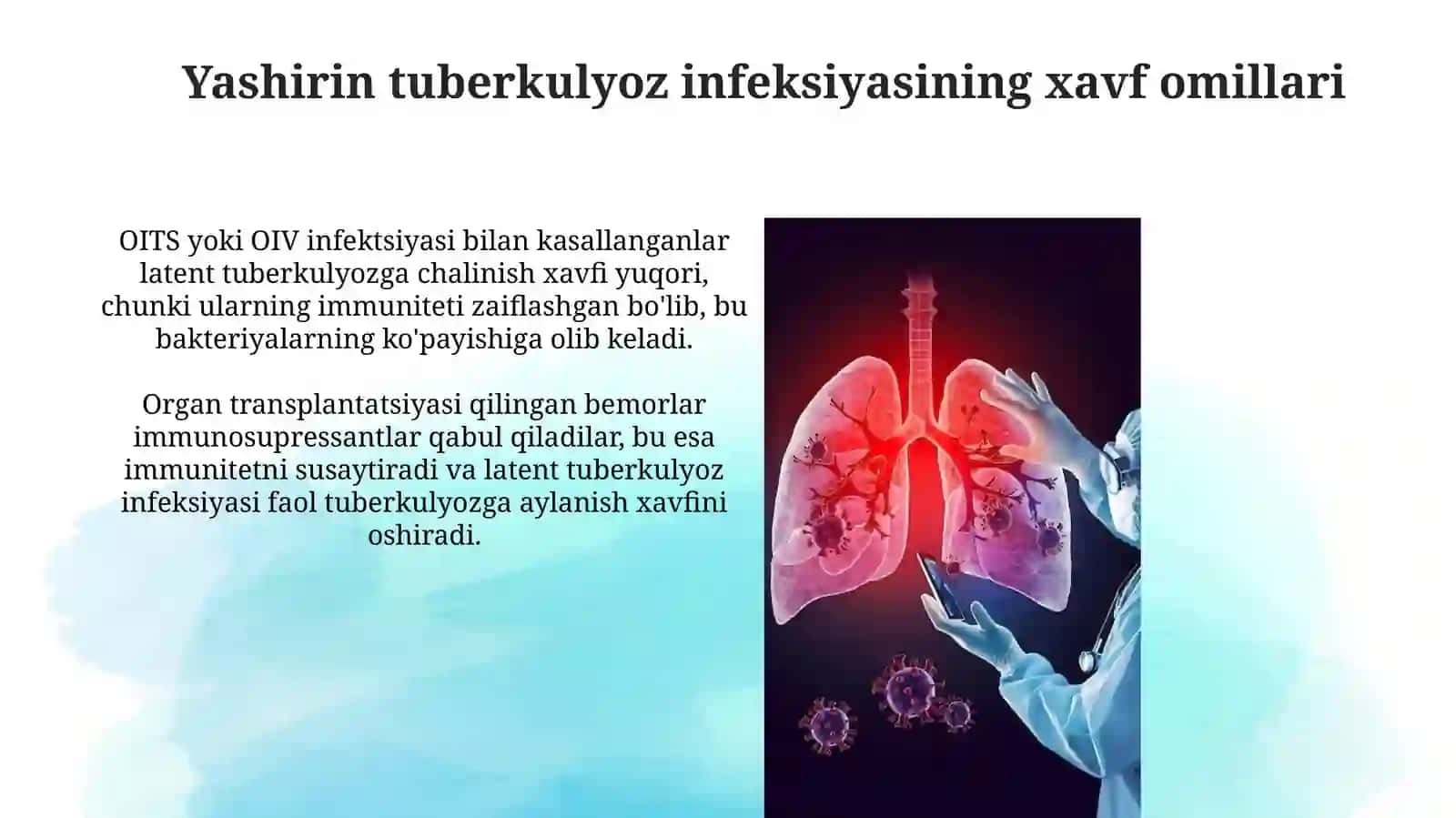 Latent tuberkulyoz infeksiyasi va uni davolash 4