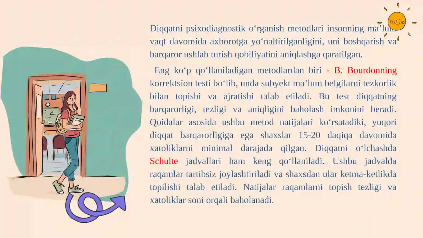 PSIXIK BILISH JARAYONLARI DIAGNOSTIKASI: DIQQAT VA XOTIRA PSIXODIAGNOSTIKASI, TAFAKKUR PSIXODIAGNOSTIKASI 4