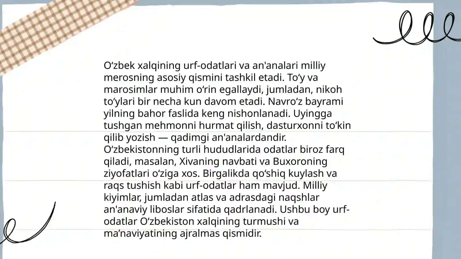 Xalq pedagogikasi manbalarida-milliy urf odatlar xalqaro qadriyatlar sifatidagi oʻrni 4