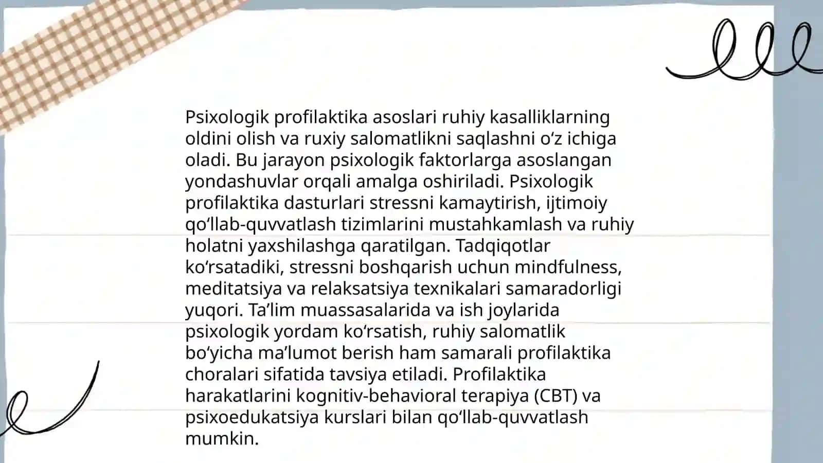 Og'ishgan xulq profilaktikasining psixologik uslublari 4