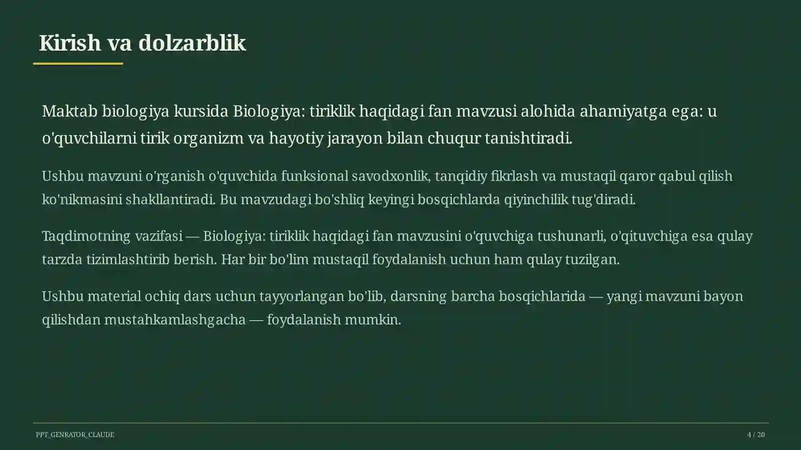 Biologiya: tiriklik haqidagi fan (5-sinf) 4
