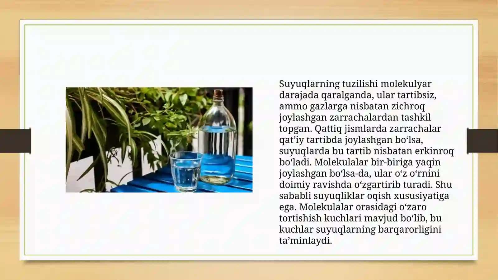 Suyuqliklarning bugʻlanish va qaynash.Osmotik bosim 4