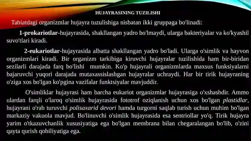 BOTANIKA VA O’SIMLIK FIZIOLOGIYASI FANI 4