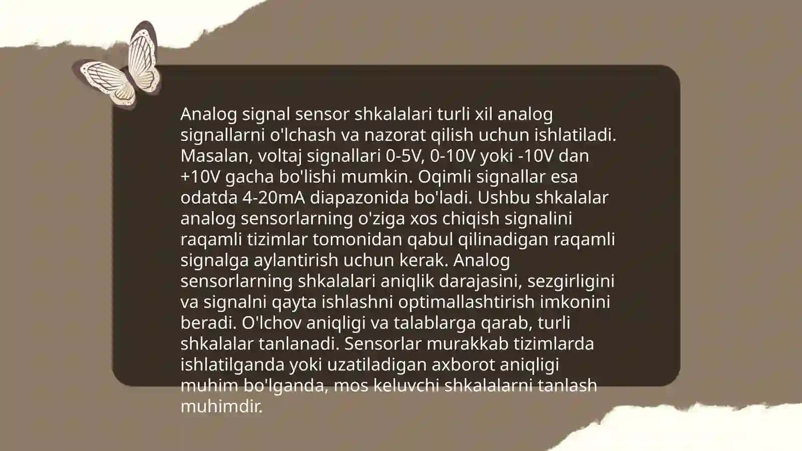 Sensor shkalalari 4