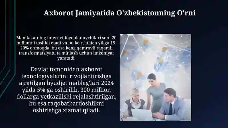 Axborotlashgan jamiyat va uning istiqbollari 4