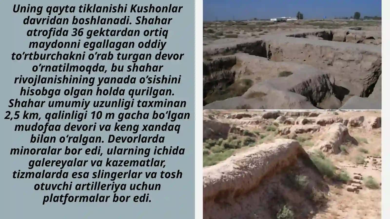 KAMOLIDDIN BEKZOD NOMIDAGI MILLIY RASSOMLIK Va DIZAYN INSTITUTI MUZEYSHUNOSLIK FAKULTETI «MUZEY MENEJMENTI VA MADANIY TURIZM YO’NALISHI II-KURS 09-23 ROZIQOV ASRORNING ARXEOLOGIYA FANIDAN TAYORLAGAN TAQDIMOTI 4
